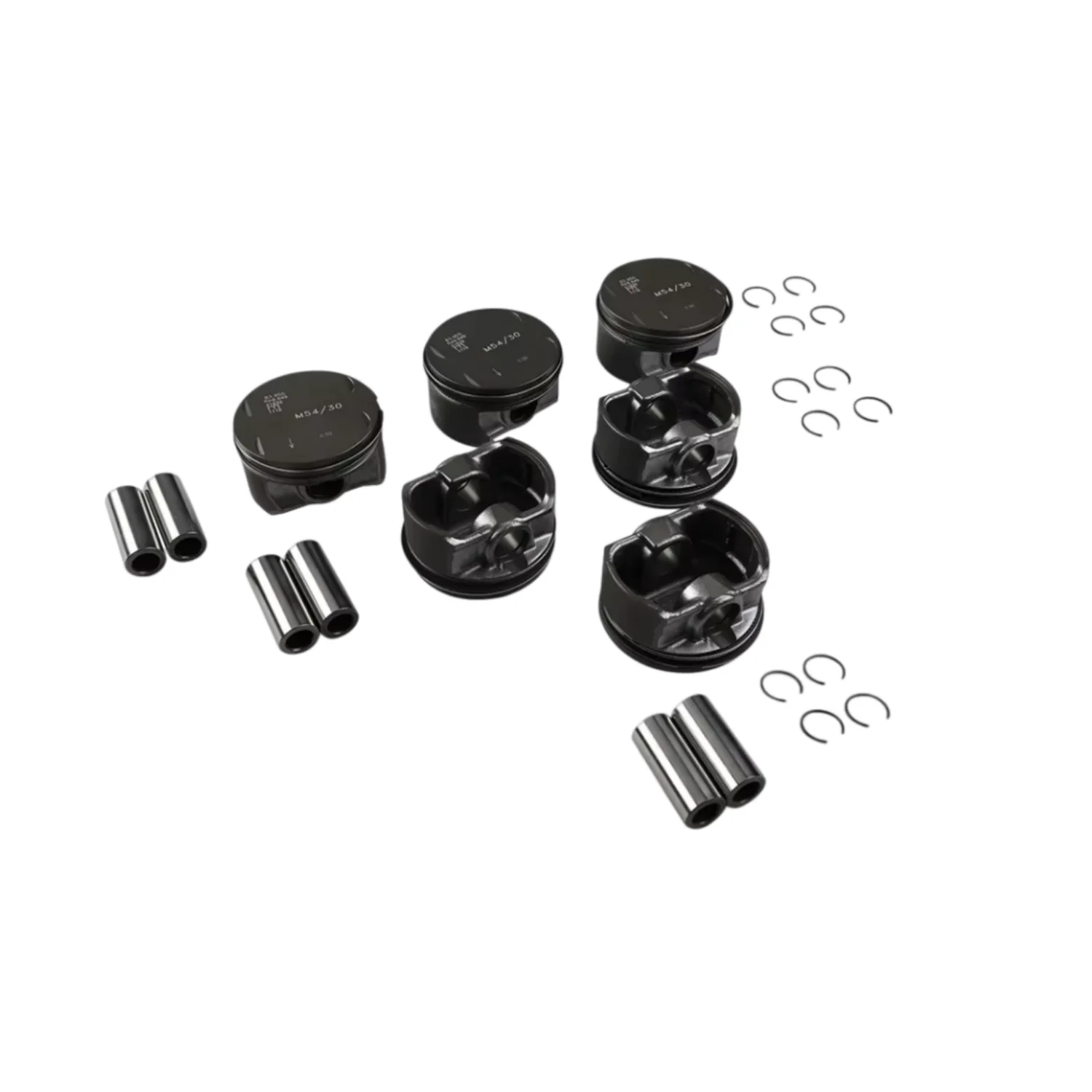 Enginer Pairts Piston With Rings Set Fit 3.0 L T M54B30 L6 Gas For BMW 330i 530i X5 Z4 E46 E53 E60 E85 M54 3.0L 11257506222 0.5