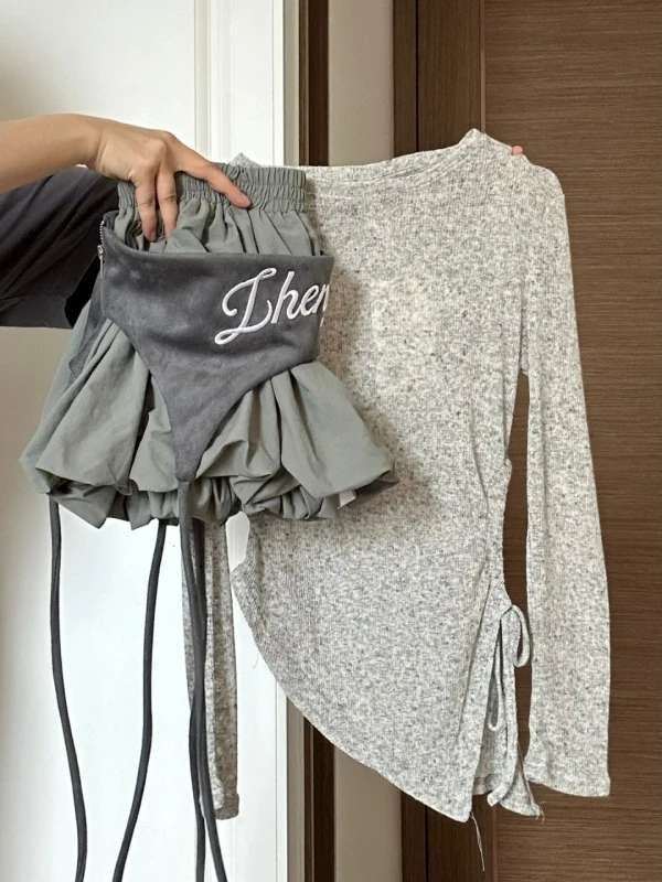 

Dopne Ing Faionable Hot Girl Set Dr Women Summer OOTD Clete Sun Protection Tee Piece Set ort Sve Long ...