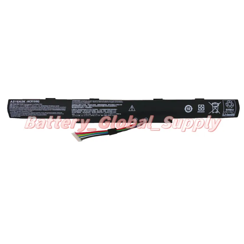 

Аккумулятор для E5-475G 523G 774G 575G N16Q1 N16Q2 AS16A5K 14.8v 2800mah Новый
