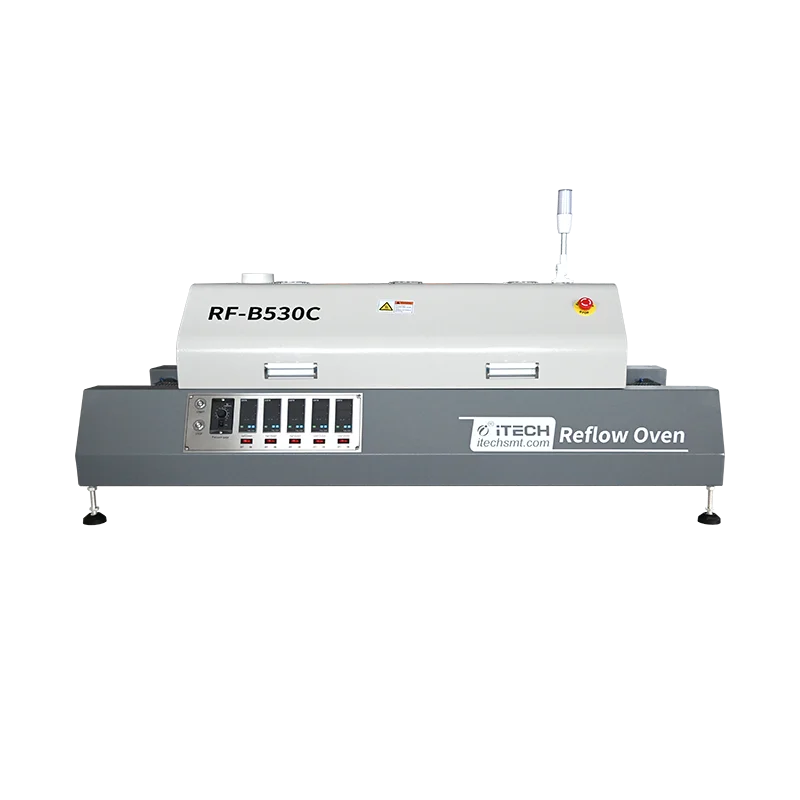 RF-B530C Smd Reflow Soldering Oven 5 Zone Full Automatic Mini Infrared Reflow Soldering Machine Hot air Reflow Oven