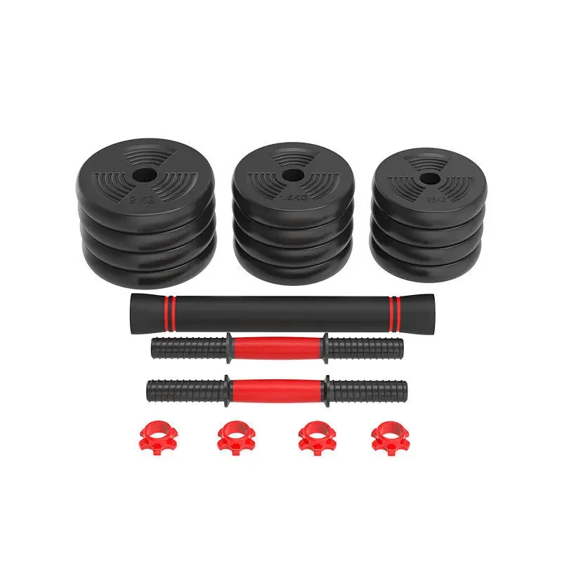 Adjustable Dumbbell Barbell Sets Lifting Dumbbells for Body Workout Home Gym Home Heavy 2 in 1 Dumbbell Set