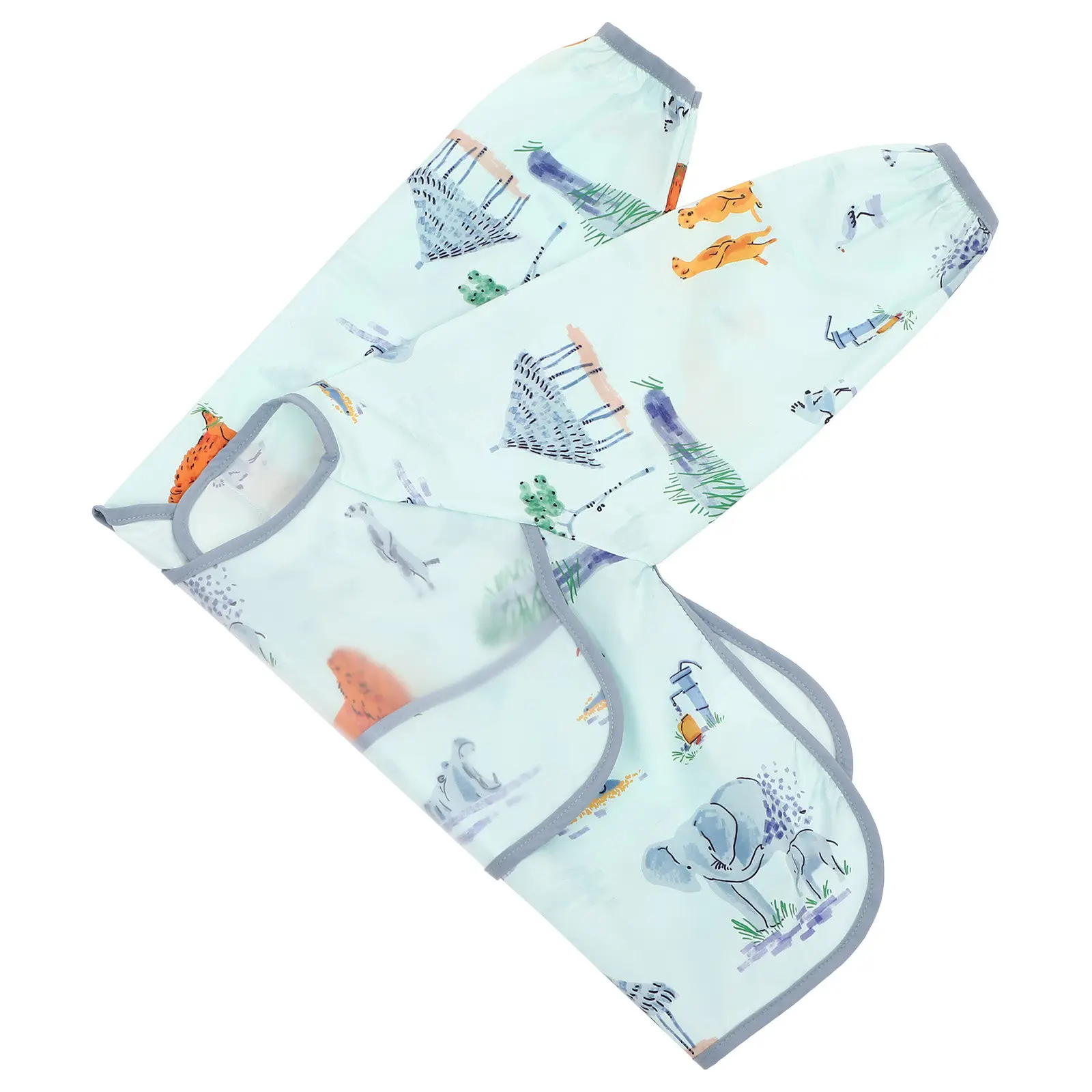 

Водонепроницаемые детские нагрудники 90 см, регулируемые нагрудники-фартуки для кормления малышей, для мальчиков и девочек, с мультяшным рисунком, незаменимые принадлежности для кормления младенцев