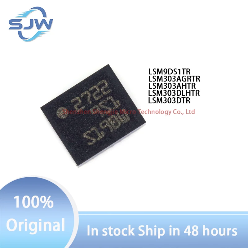 LSM9DS1TR LSM303AGRTR LSM303AHTR LSM303DLHTR LSM303DTR encapsulation LGA24 LGA12 LGA28 LGA16 Attitude sensor/gyroscope