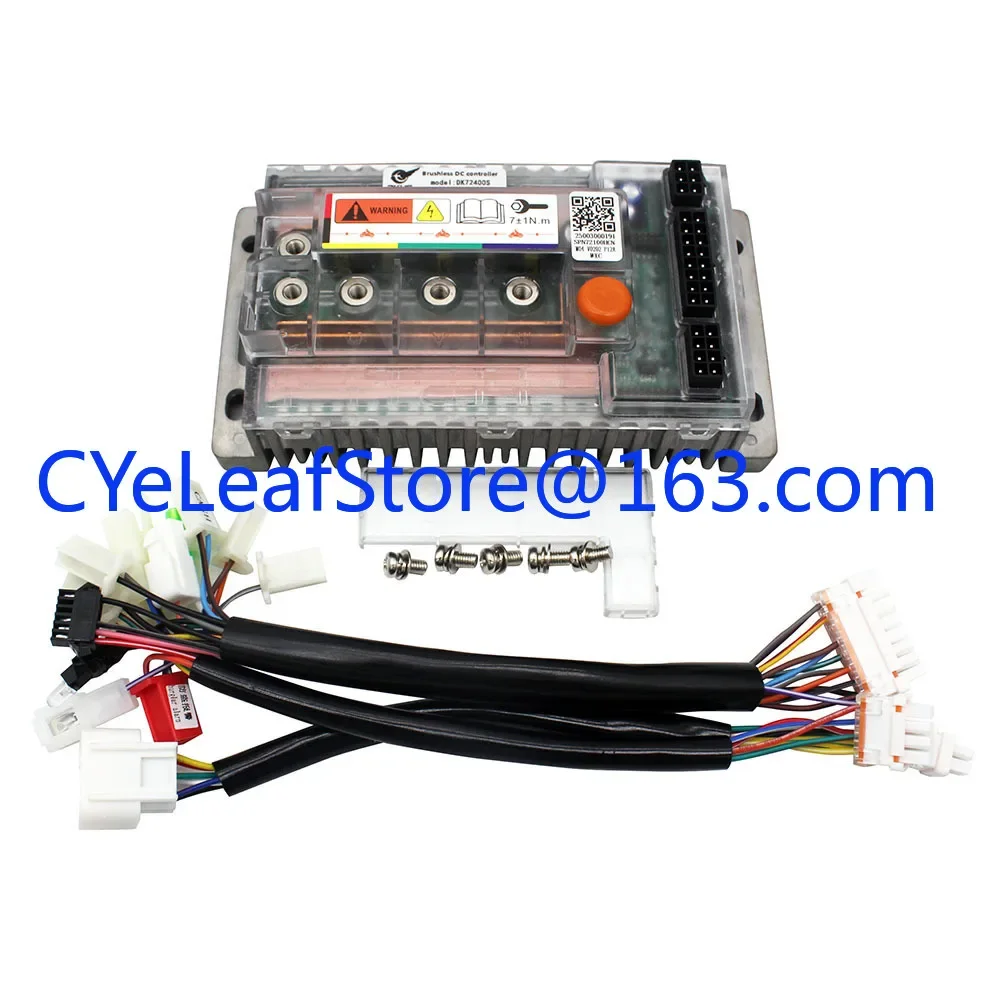 top wide electronic electric vehicle electric motor DK72400S sine wave motor controller silent 60V72V150A