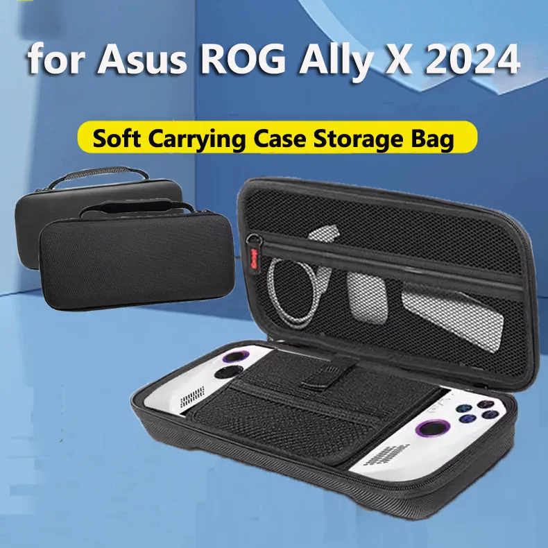 For Asus Rog Ally X  FOR ROG Ally 2023  Portable EVA Box Shockproof Handheld Game Console Storage Case Portable Carrying Bag