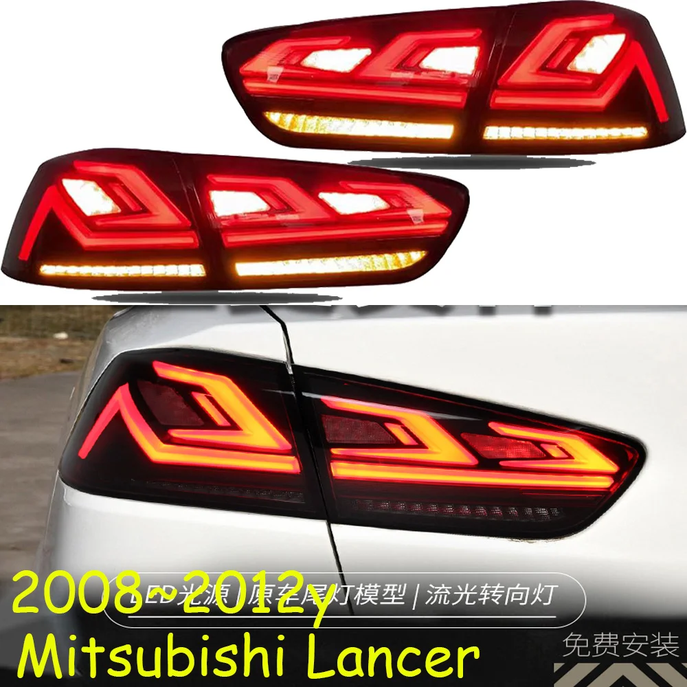 Auto 2008 ~ 2016y Car Styling LED DRL Lancer Daytime running light car head lamp fanale posteriore per mitsubishi Lancer faro motore