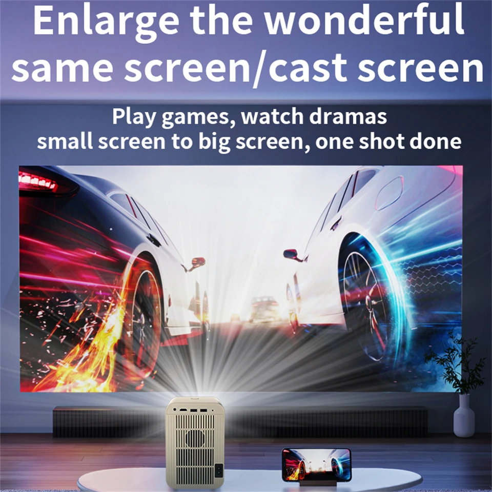 جهاز عرض KaiAqua HP30 Pro 580ANSI أندرويد 11 4K 1080P Wifi6 التحكم الصوتي Allwinner H713 التركيز الإلكتروني BT 5.0 سينما منزلية