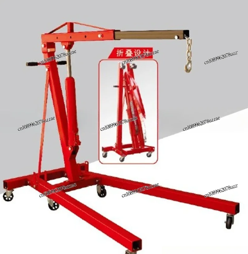 Mobile Hydraulic Engine Lift Stand For Auto Repair And Maintenance