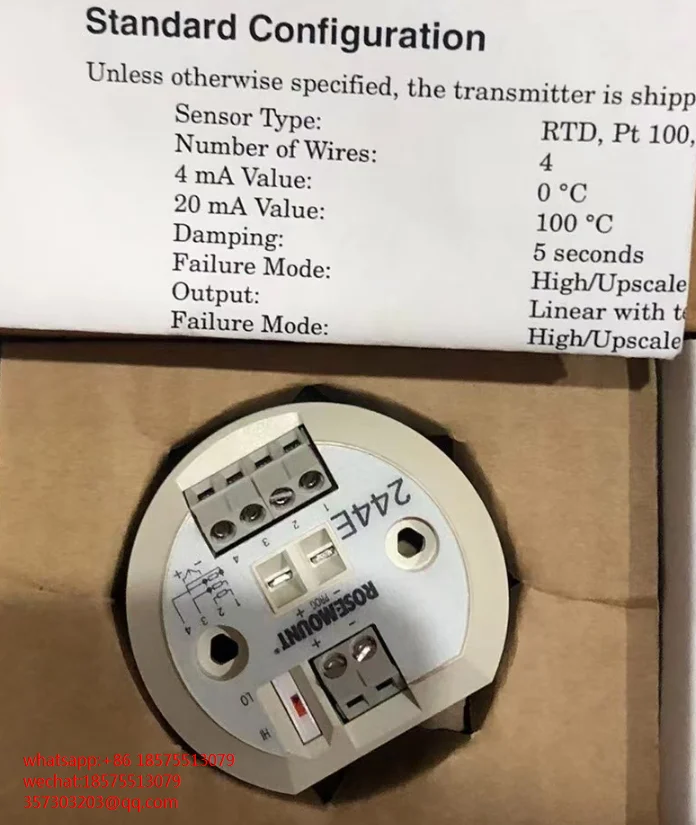 

For ROSEMOUNT 244EHI1 244 Temperature Transmitter Module D99202 1 Piece