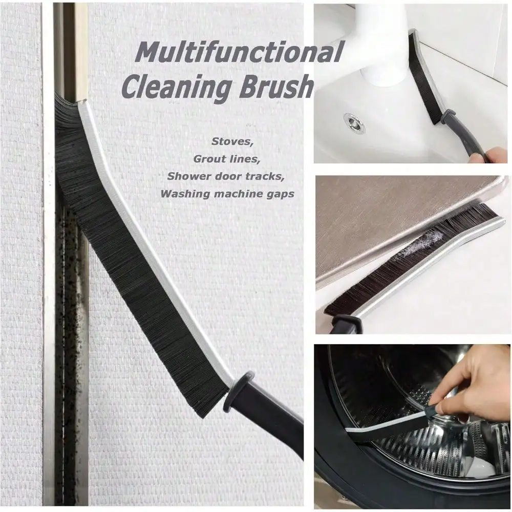 Hard Bristle Gap Cleaning Brush Set, Small Tile Grout Brush, Household Narrow Gap Cleaner for Bathroom & Kitchen – 4pcs