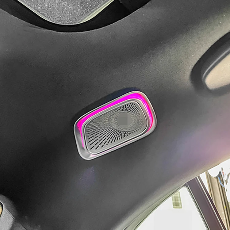 3 قطعة سقف 64 ألوان LED المتكلم سقف السيارة مكبرات الصوت W254 الضوء المحيط ل جديد C/S/GLC-class W206 W223 X254 #4