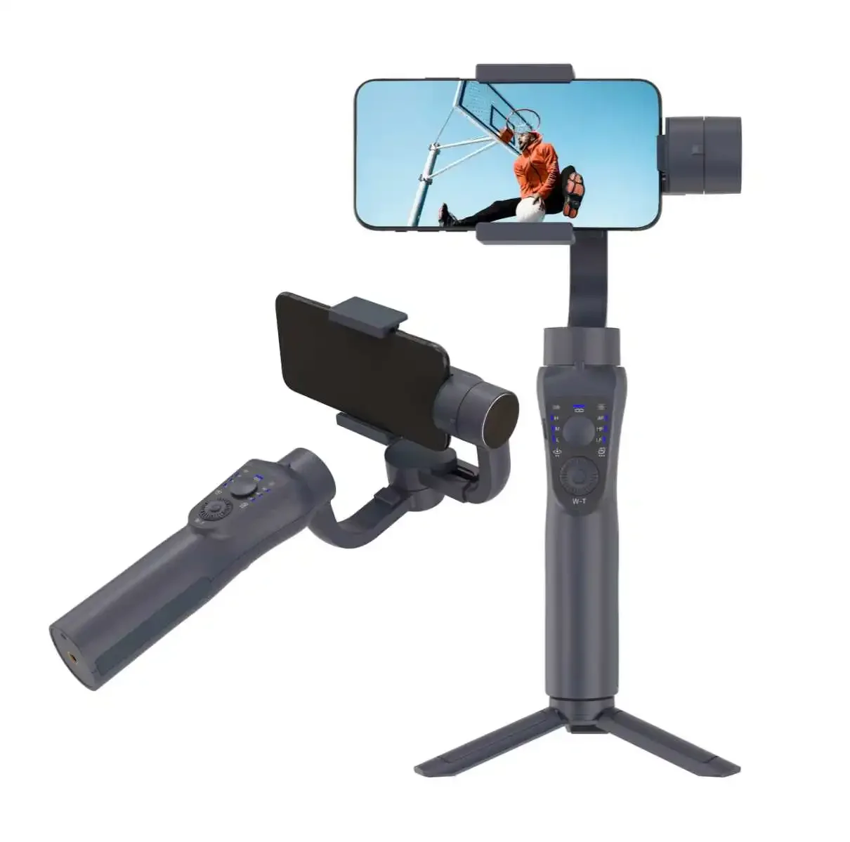 S5B Handheld Gimbal Stabilizer 360 Rotation Phone   Holder For Video Vlog Shooting with tripod