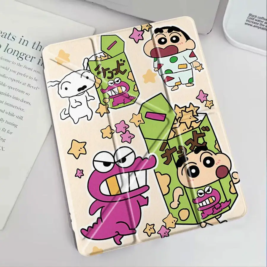 

Tablet Case For iPad Air 4 5 M3 M2 1 2 M4 11inch Pro 2025 Mini 6 7 Pro 11th 10th 9th 8th 7th 12.9inch Holder Cover Cute Cra-yons