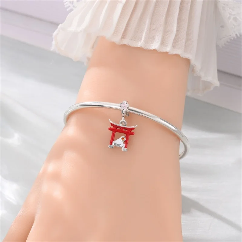 925 Sterling Silber Reise-Anhänger „Rund um die Welt“ mit Beijing, Paris, Mailand für Damen, passend für Original-Armbänder, DIY-Schmuckgeschenke – Detail 20