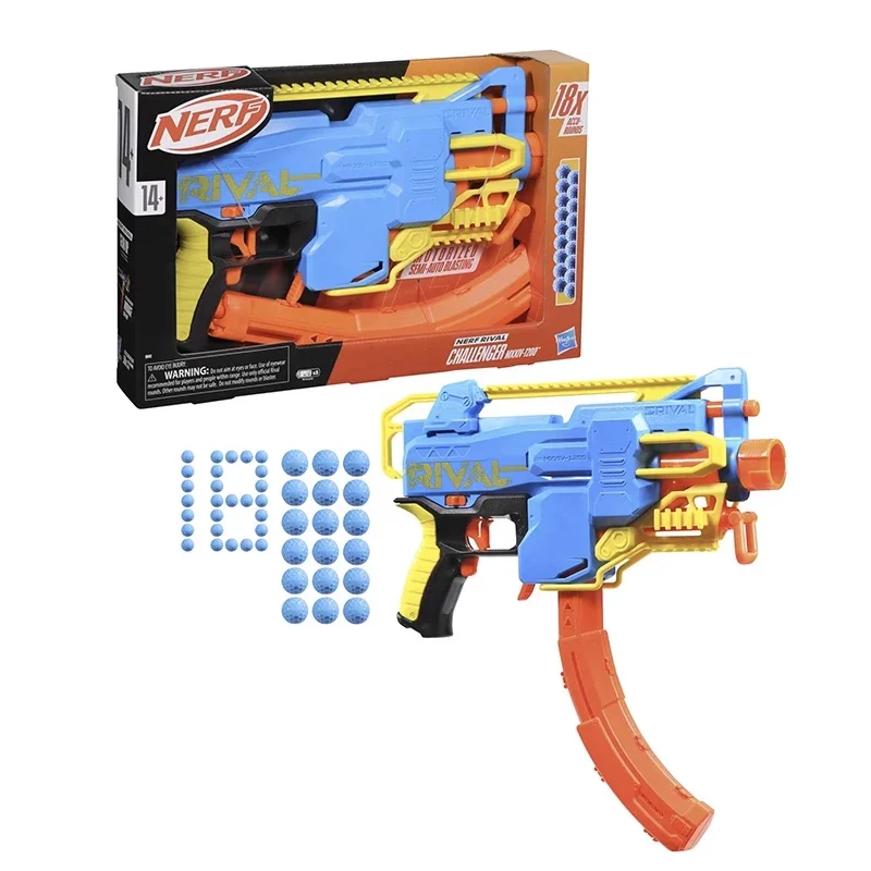 

Hasbro Heat Nerf Rival Challenger MXXIV-1200 Challenger Electric Transmitter Desktop Case Presents A Boy's Birthday Gift