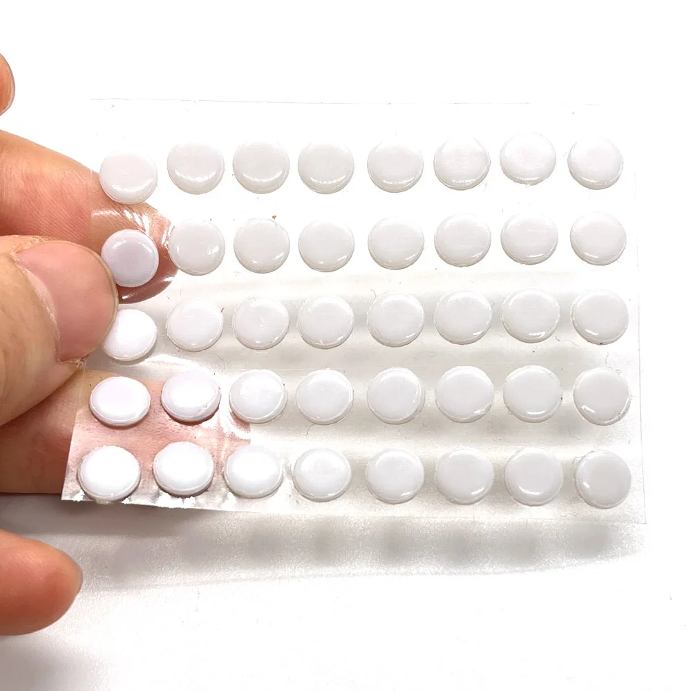 1Set 6mm diameter ICE Version Esports Mouse Skates Mouse Feet DIY Universal Dot Mouse Pad Antii-slip Mouse Feet Sticker