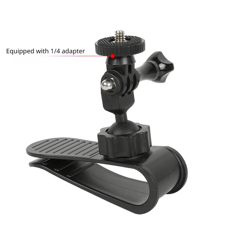 Action Camera Car Sun Visor Mount For Gopro 12 9 DJI Action 4 Insta360 X4 Ace X3 With 1/4 inch Adapter Action Camera Accessories