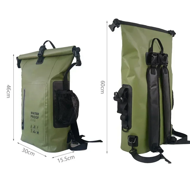 25L Outdoor Waterproof Backpack High-capacity Dry Bag Backpack Camping Backpack Sand Swimming Bag Beach Drybag Water Pool Bag