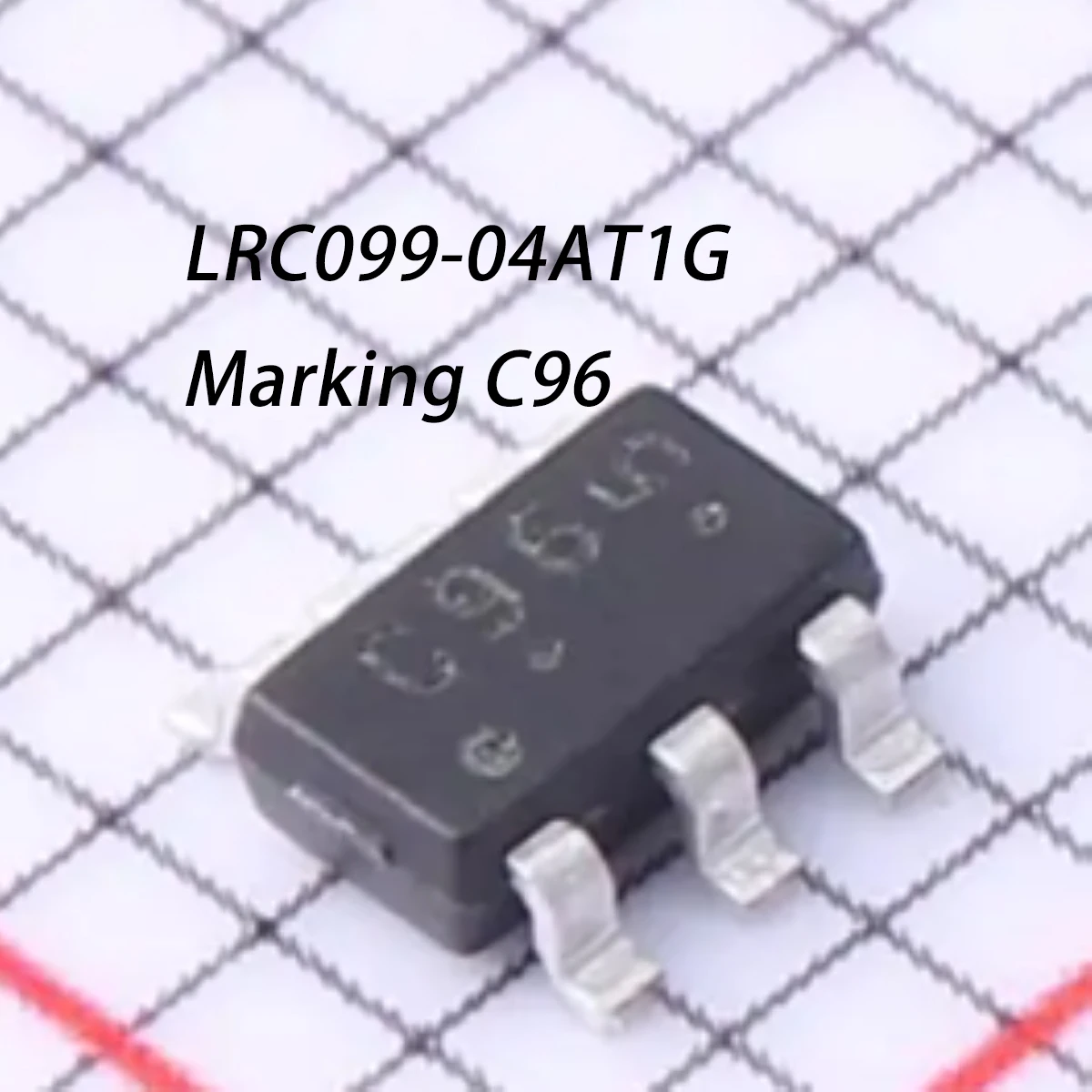 50Pcs Lrc099-04At1G Marking C96 Tsop-6 Sot-23-6 New Original Esd Protection Diodes Tvs 5V 6V 5A 12V; 1.8V 4-Ch 1Ua 0.45Pf 0.9Pf