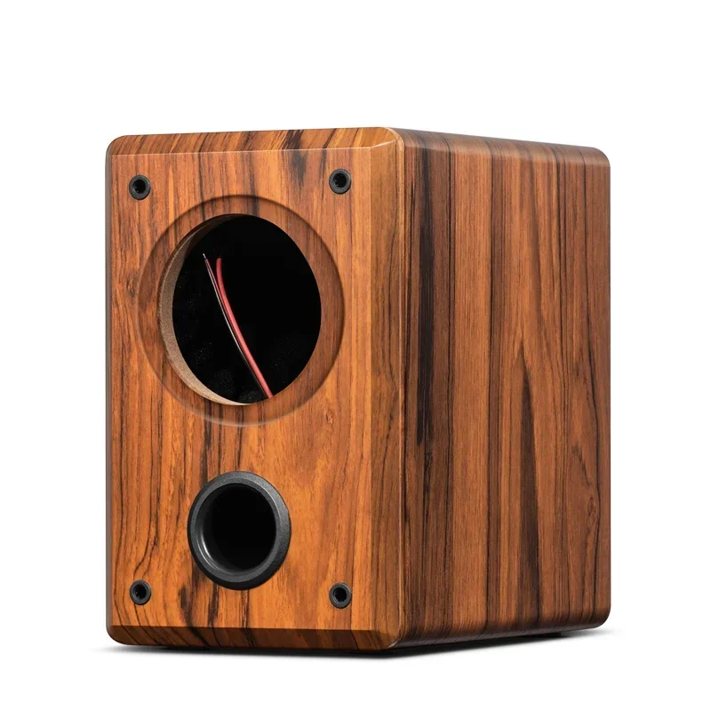 4 inch speaker empty wooden box subwoofer passive  DIY full frequency HIFI Audio Wooden case Car Speaker Chassis House