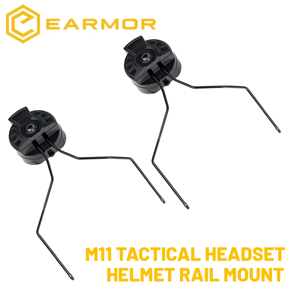 Universal ARC Fast Helmet Adapters - Tactical Headset Brackets Compatibility with For Earmor M31 M32 Series Tactical Headphone A