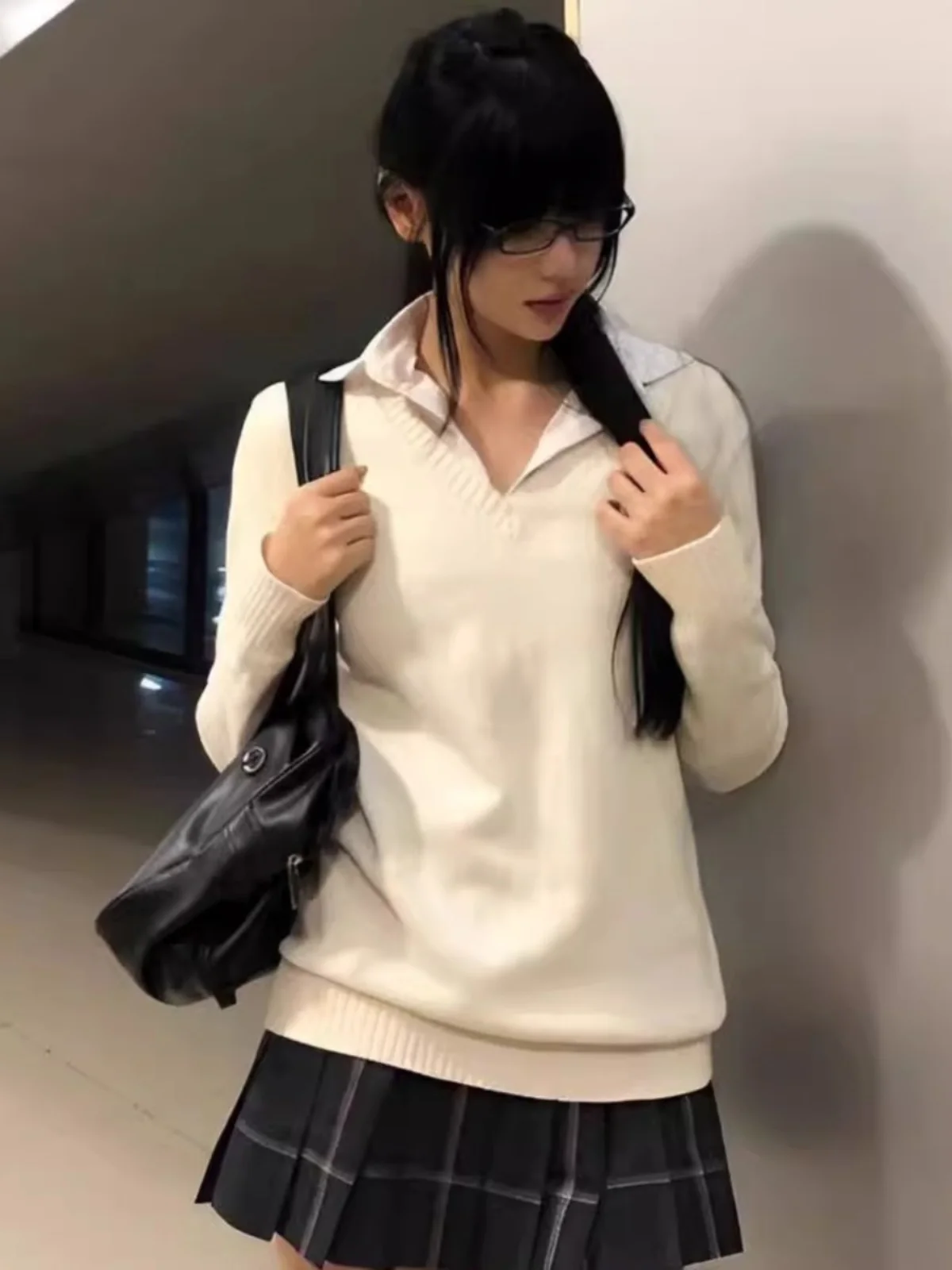 

Sweaters Jumpers Pullovers Womens New in Knitwears Big Layered Style Regular BF Y2K Lady OL Work Business Professional Commute