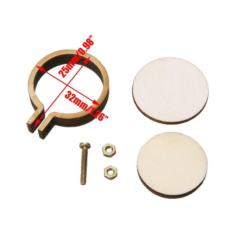 10x 20x Mini Embroidery Hoop Ring Wooden Cross Stitch Frame Handmade Pendant Crafts Embroidery Circle Sewing Kit