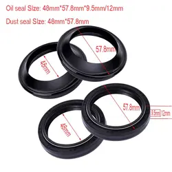 48X57.8X9.5/12 48 57.8 9.5 12 Motorcycle Front Fork Oil Seal and Dust Seal For KTM 200 XC 250 EXC 250 MXC 250 SX 48*57.8*9.5/12