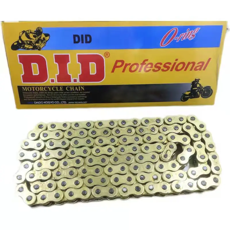 DID Titanium steel Motorcycle  Gold Oil seal Chain Sets For 428 chains 136 Link 520 525 530 chains 120 Links with Facotry Sale