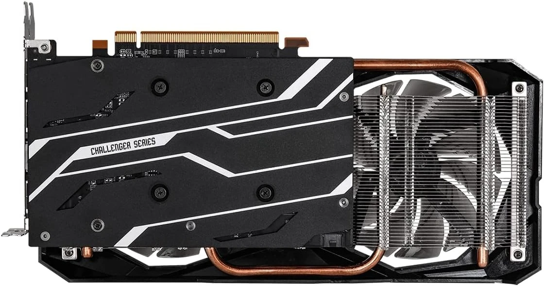 AMD RX 6600 D 8GB GDDR6 14Gbps HDMI 0dB تبريد صامت 128 بت 7680 × 4320 بطاقة رسومات مزدوجة المروحة PCI Express 4.0 x8 8-pin · جديد #4