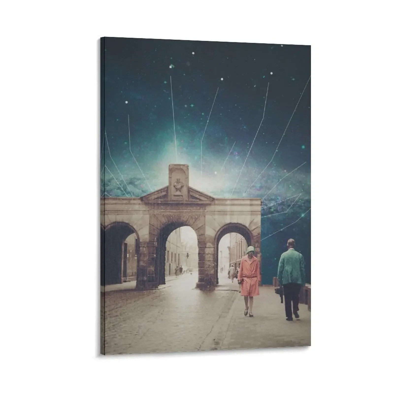 We met as Time Travellers Canvas Painting poster anime Wall decoration poster