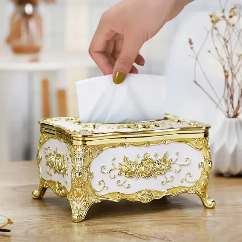 

18*12*9 Household Phnom Penh Small Napkin Tissue Box Paper Drawer Box Creative Acrylic Desktop Plastic Drawer Box