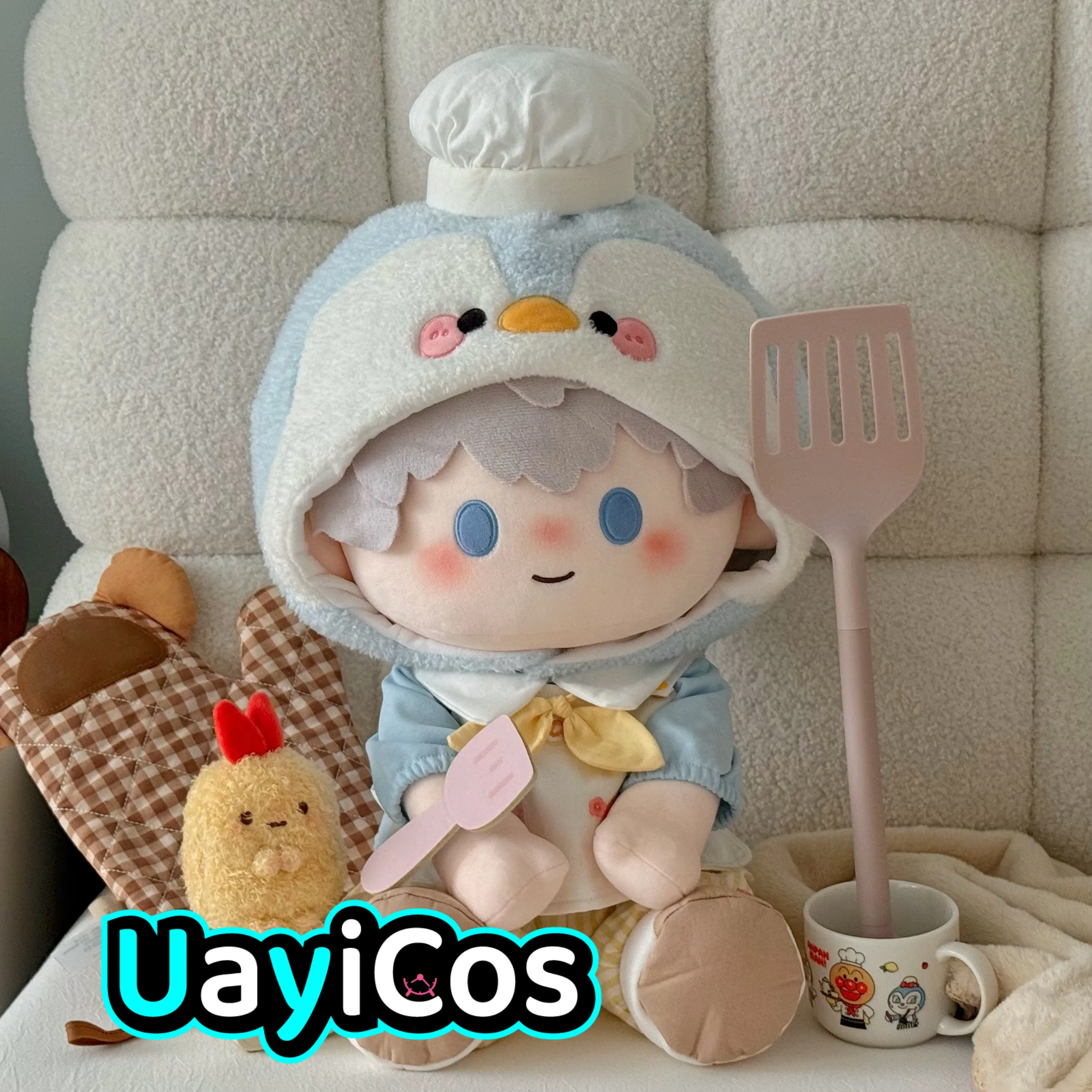 Disponibile Abbigliamento per Bambole da 40cm, Completo Cartoon con Tema Pasticceria, Pinguino, Orso, Lupo, per Peluche e Giocattoli Anime, Regalo per Bambini
