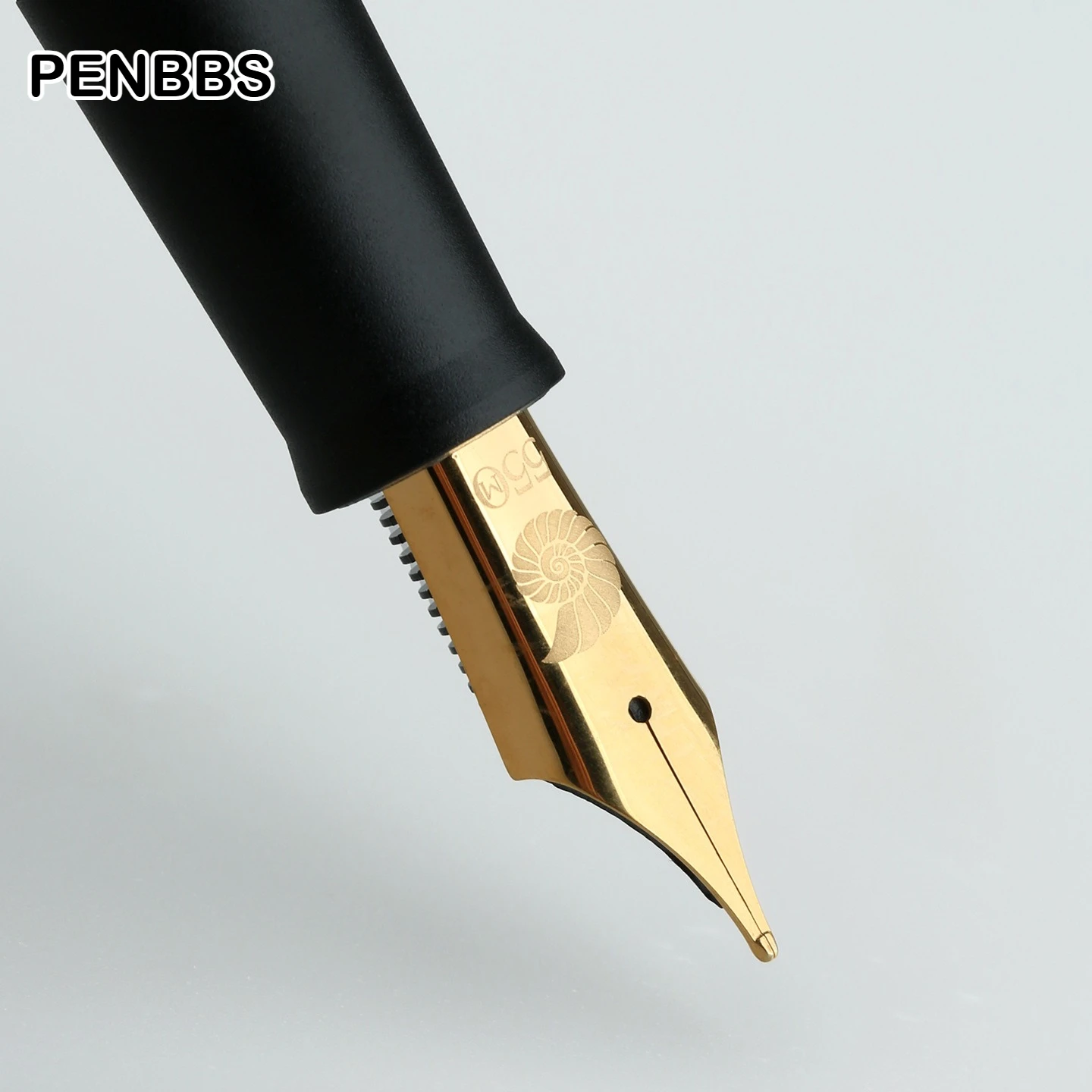 PENBBS 550 Lightweight Aluminum Metal Fountain Pen Blade / Round Nib Pen Capacity Portable Writing Shool Supplies Stationery