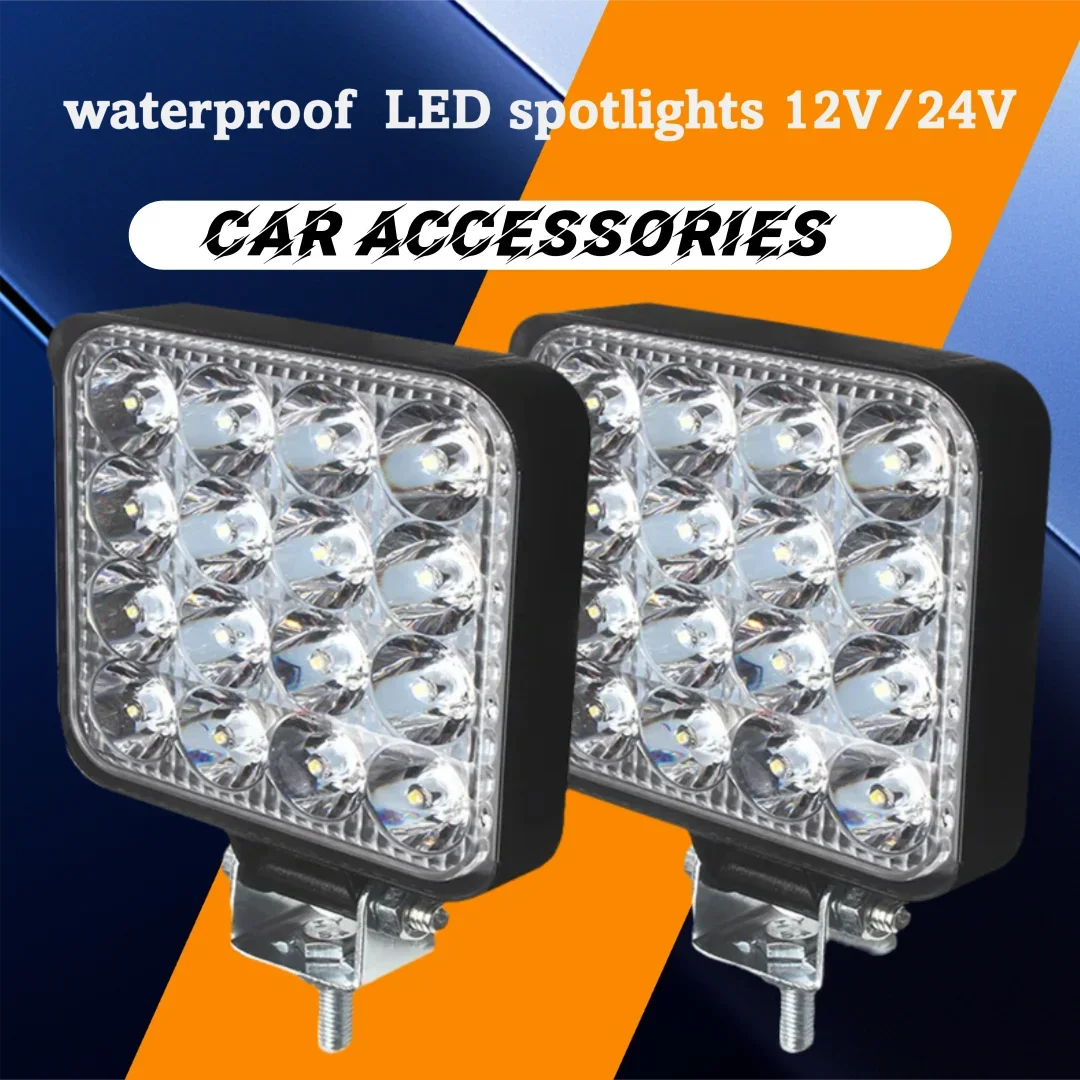 

24V Search Light LED Work Light for Car Truct Boat Atv 4x4 Tractor Auxbeam 48W Spotlight LED Light Bar Mini Offroad LED Bar