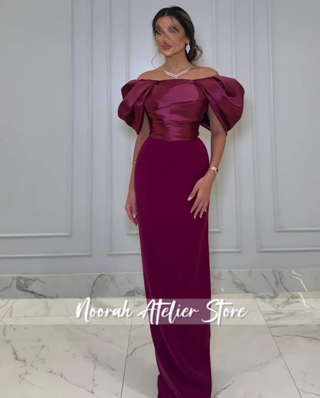 Proste czerwone sukienki wieczorowe dla kobiet فساتين للمناسبات الخاصة Sukienka ślubna do ziemi na przyjęcie, szyta na miarę