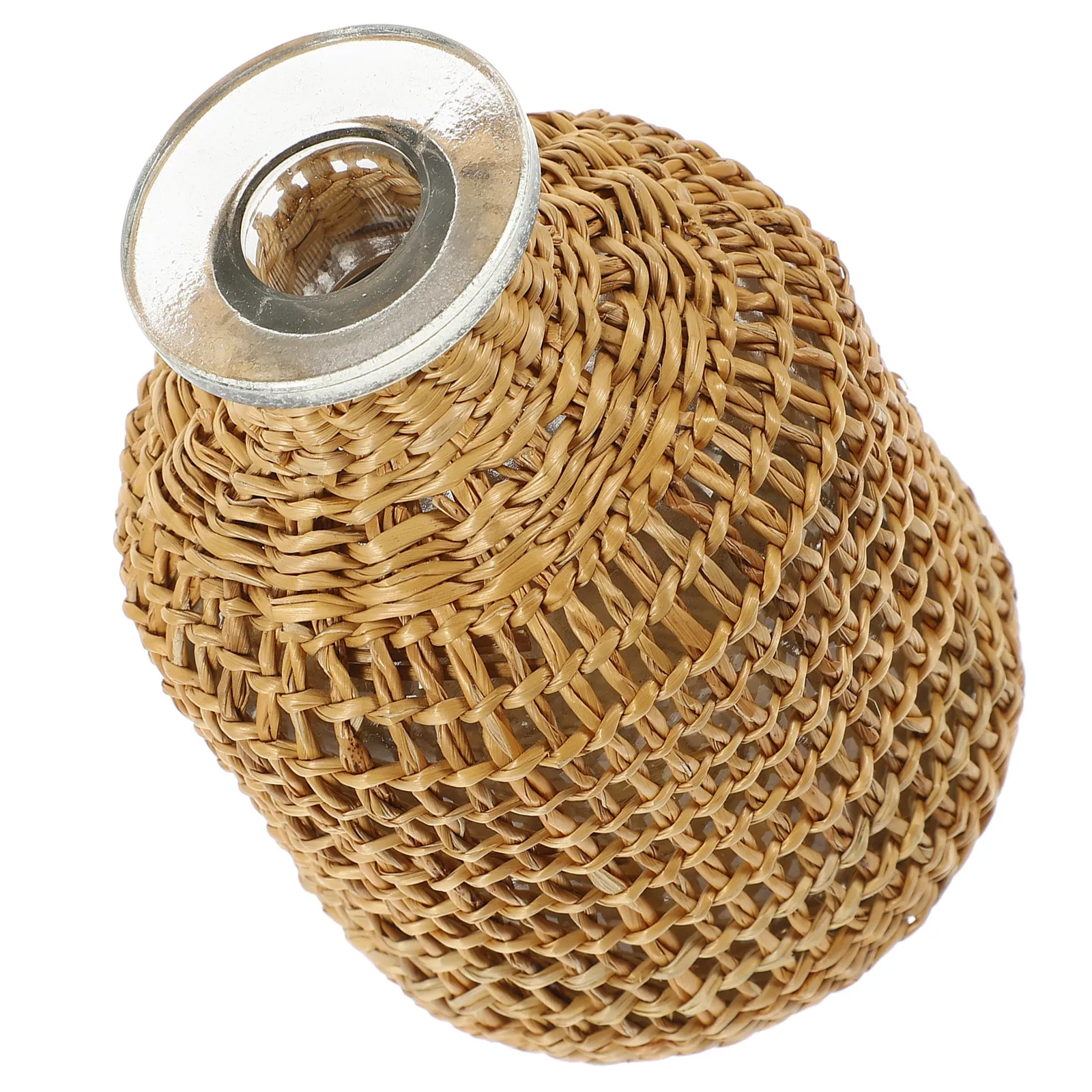 

Simple Rattan Desktop Vase Woven Japanese Design Flower Arrangement Container for Dried Flowers Modern Home Decor Accessory