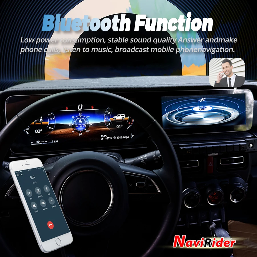 For Suzuki Jimny JB74 2019-2025 Dual Screen Carplay Android Auto Stereo Autoradio Multimedia Player GPS Navigation Head Unit 4G