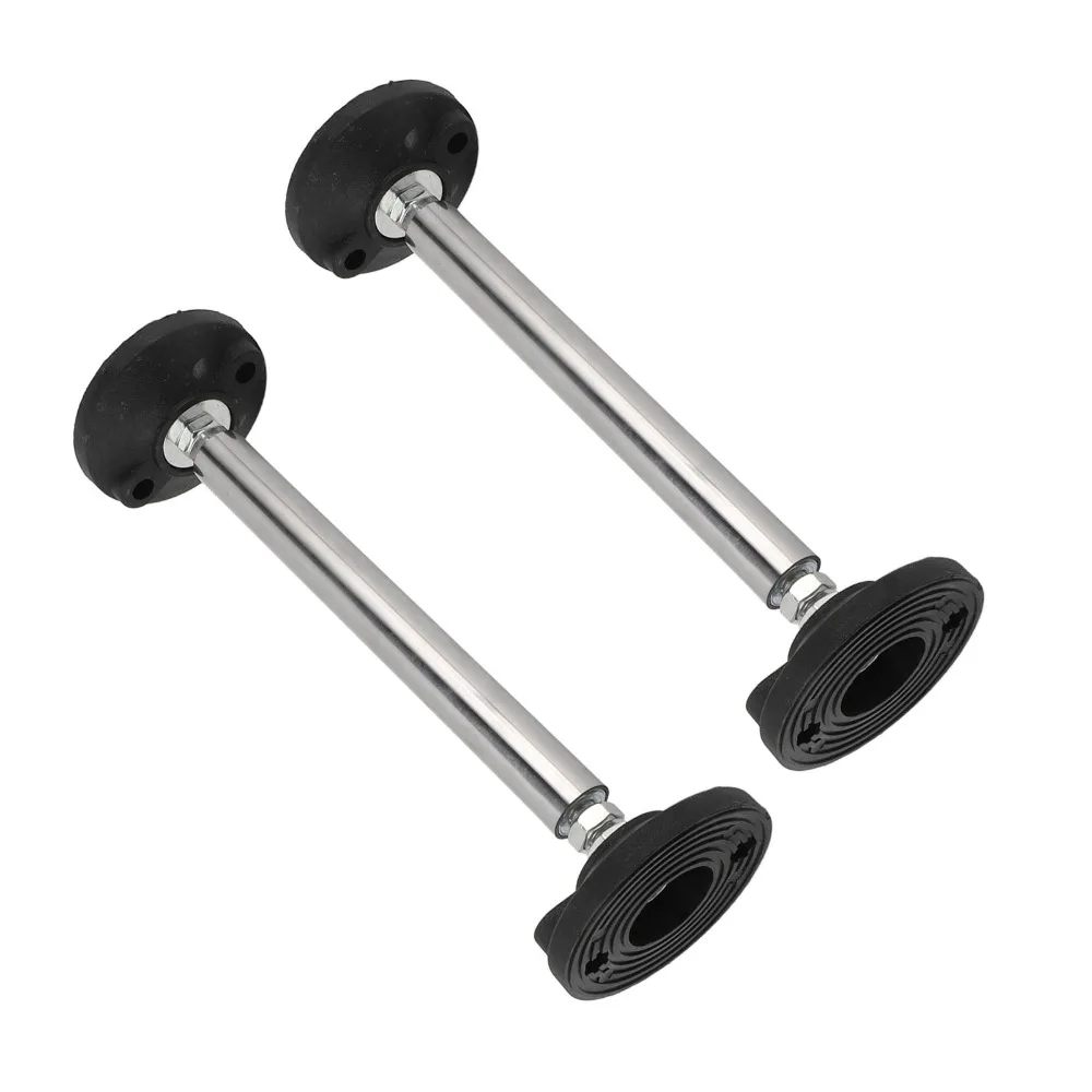 2Pcs Telescopic High Hardness Adjustable Support Rod Stainless Steel Black Telescopic Support Rod Support Bracket Rod For Sofa