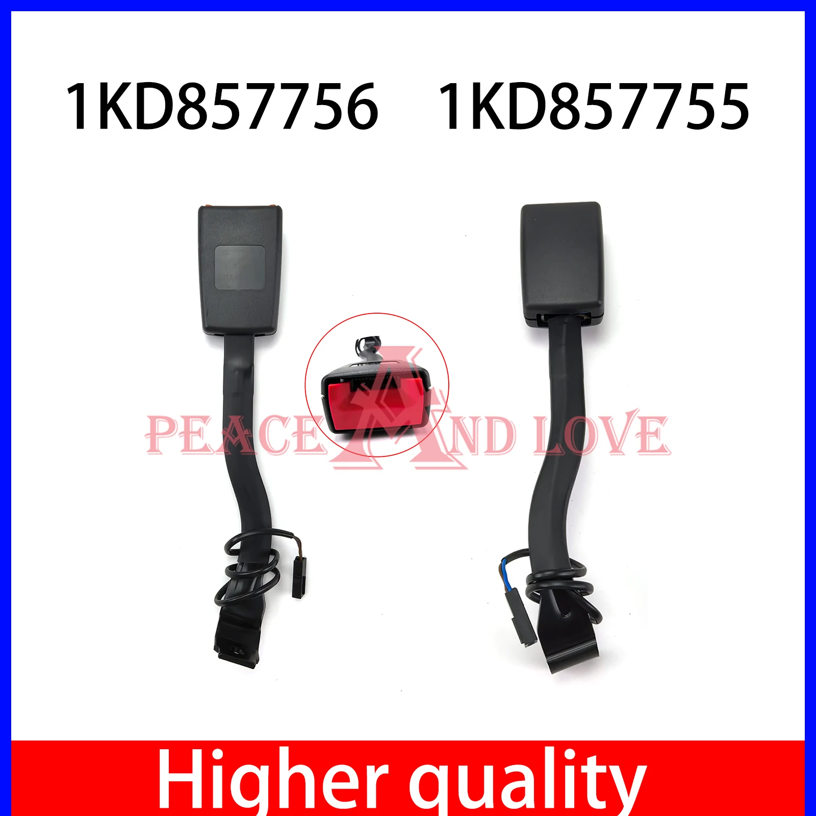 1KD857756 1KD857755 Заглушка пряжки переднего ремня безопасности для VW Bora Golf 5 Jetta MK5