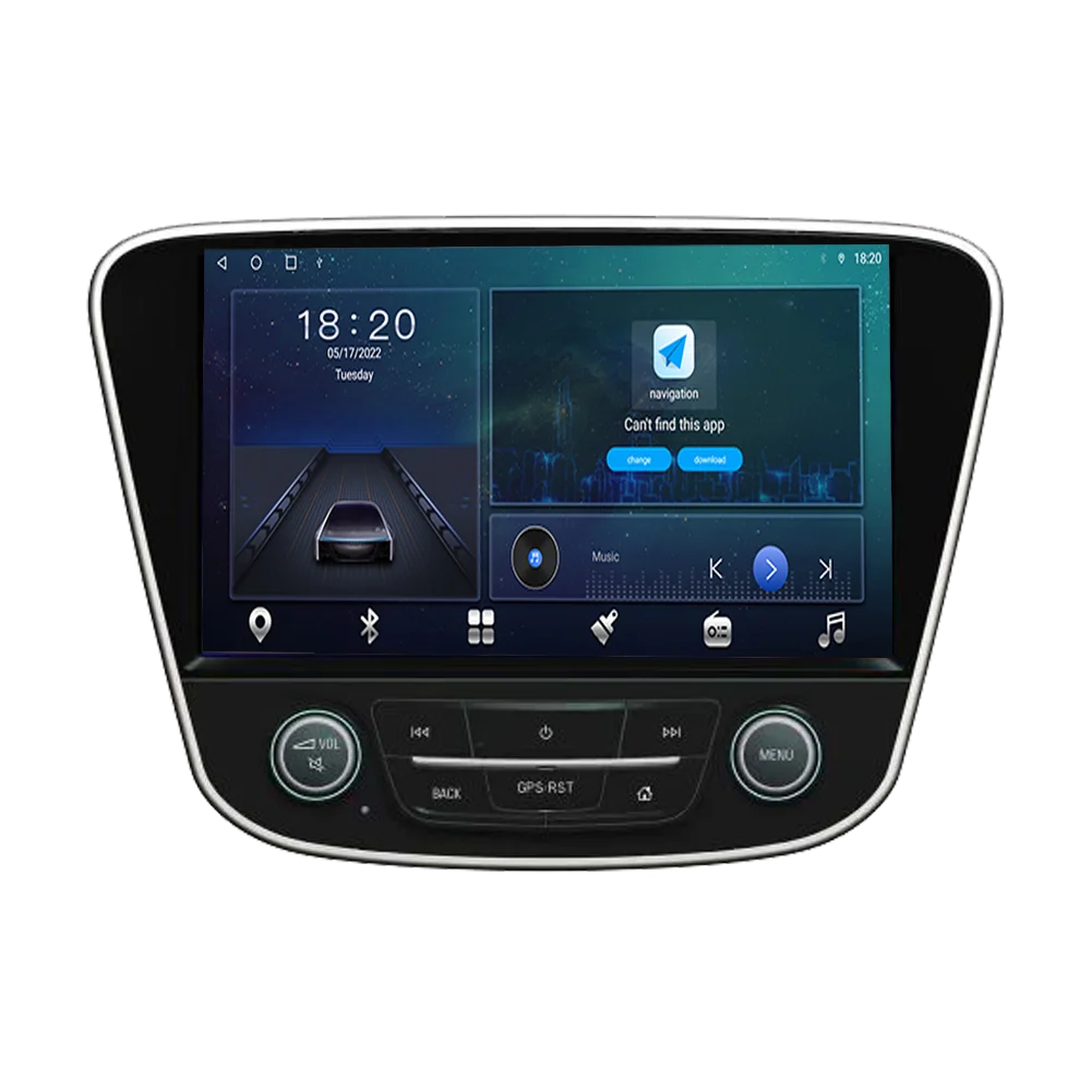 9”For Chevrolet Cavalier car auto carplay Android GPS navigation touch screen multimeidia player readio wireless head unit