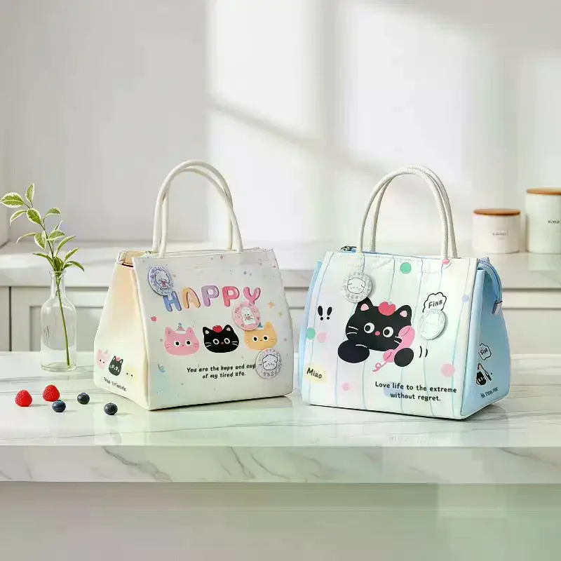 Premium Oxford Fabric Insulated Lunch Bag Waterproof Multi-functional And Convenient For Office Lunch Large Capacity Bag