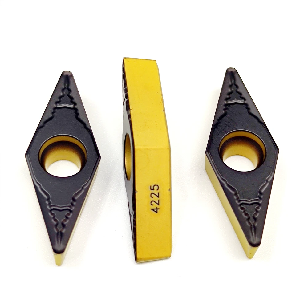 VBMT 160408   VBMT 160404   PM4225 VNMG 160408   VNMG 160404   Utensile da taglio per tornio CNC con inserto in metallo duro di grado Cermet di alta qualità VBMT VNMG PM
