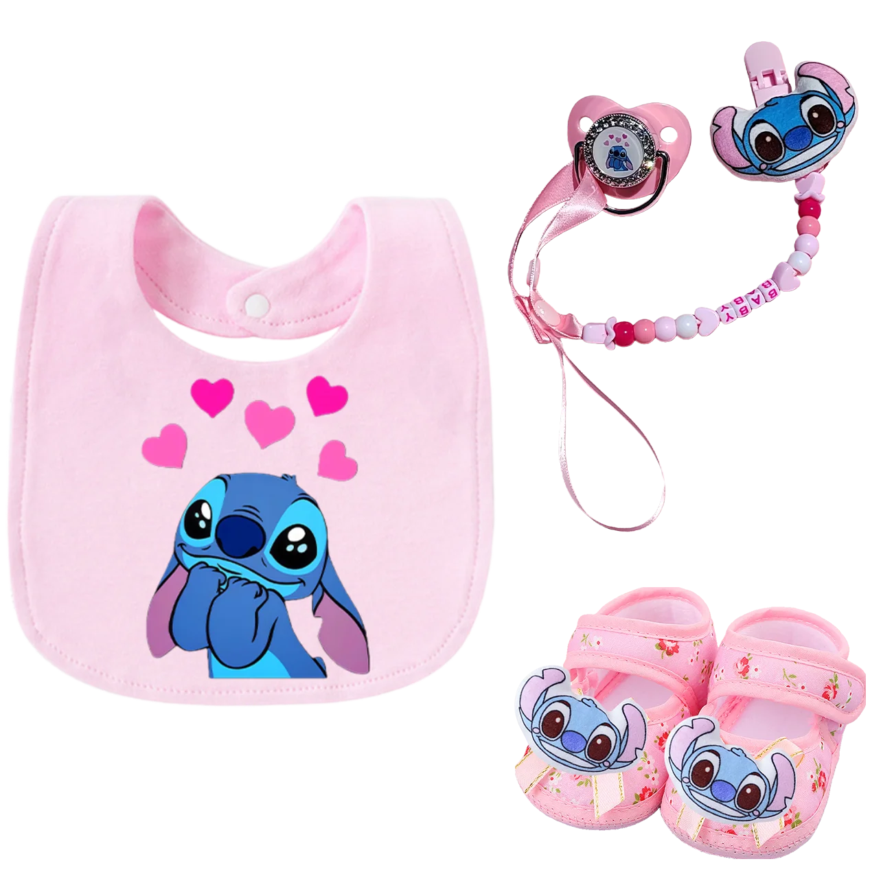 

Детская соска-пустышка с силиконовым наконечником и мультяшными рисунками, детский нагрудник, детские туфельки с защитой от падения, детский зажим, лучший подарок для новорожденных.