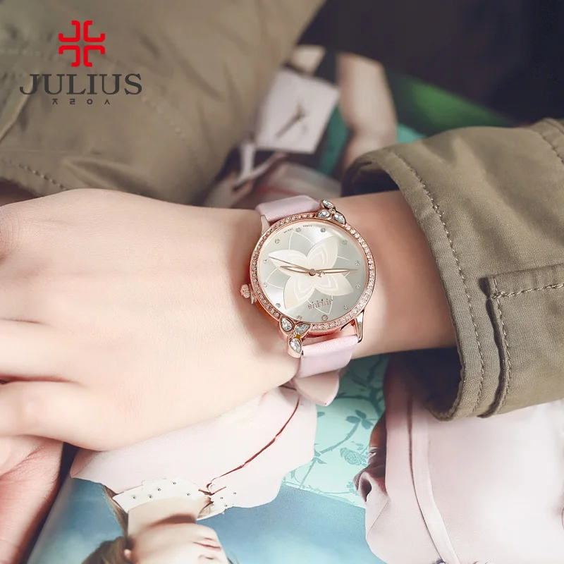 SALE! Old types Japan Quartz Mov't Men's Watch Julius Women's Watch Fashion Hours Real Leather Girl gift No box