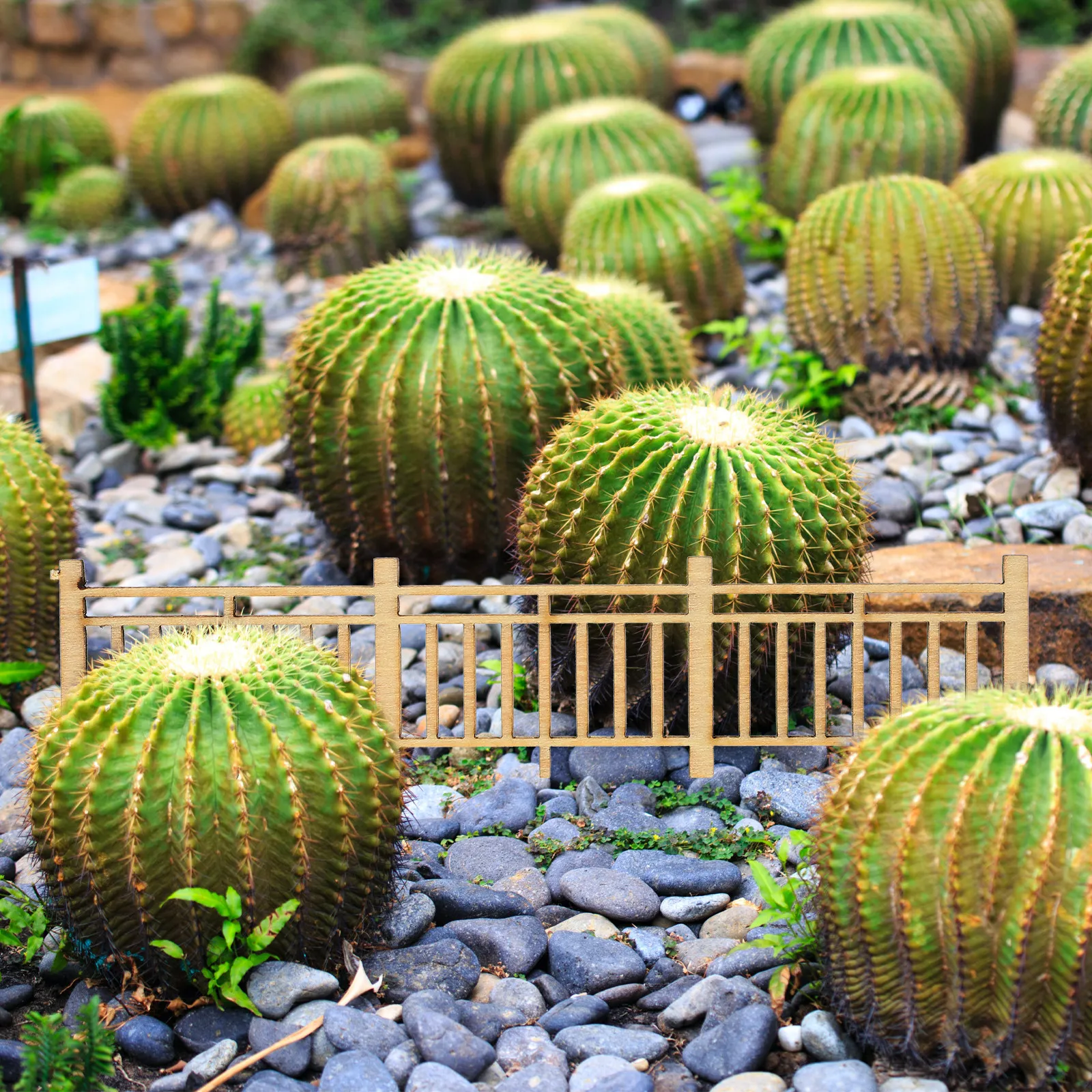 

8Pcs Wood Miniature Fence Decorative Garden Retro Style Landscape Accessories for Micro Landscape and Pot Plant Decoration