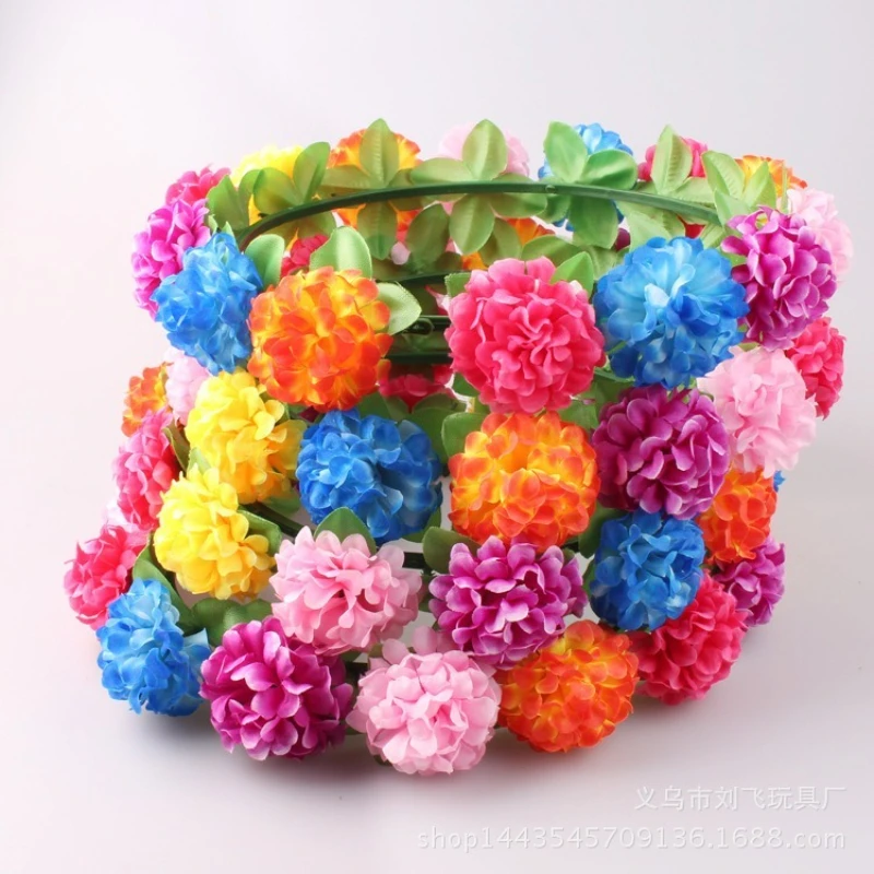 

10 шт., очаровательные сексуальные женские и женские искусственные цветы, повязка на голову, резинки для волос, венок, украшение для дня рождения, свадьбы, дома