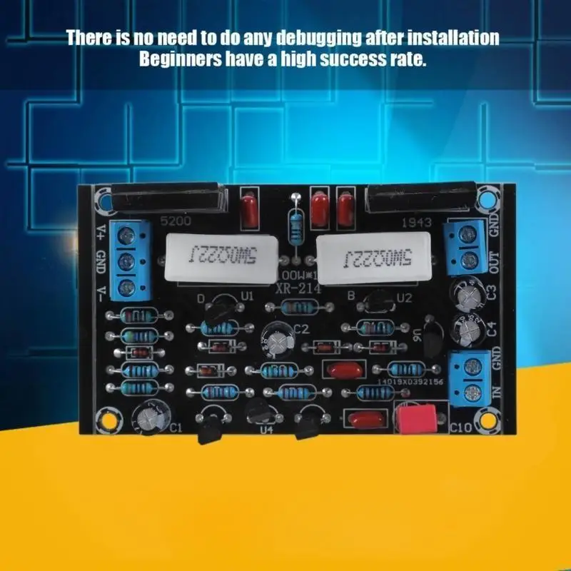 2025 New 2SC5200+2SA1943 DC35V 100W Stereo Tube Power Module Plate Amplifier Board