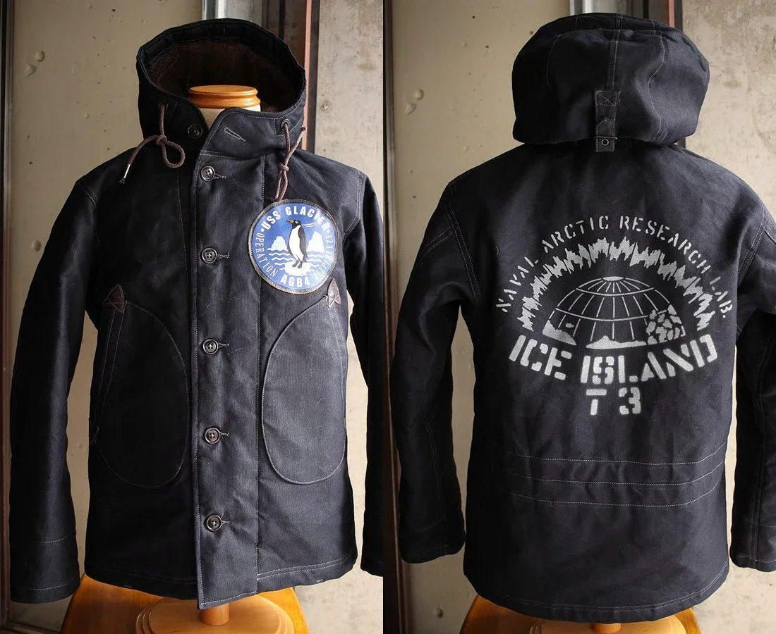 

COLIMBO US Polar * Iceland T-3 * Naval Observer Deck Clipped Jacket