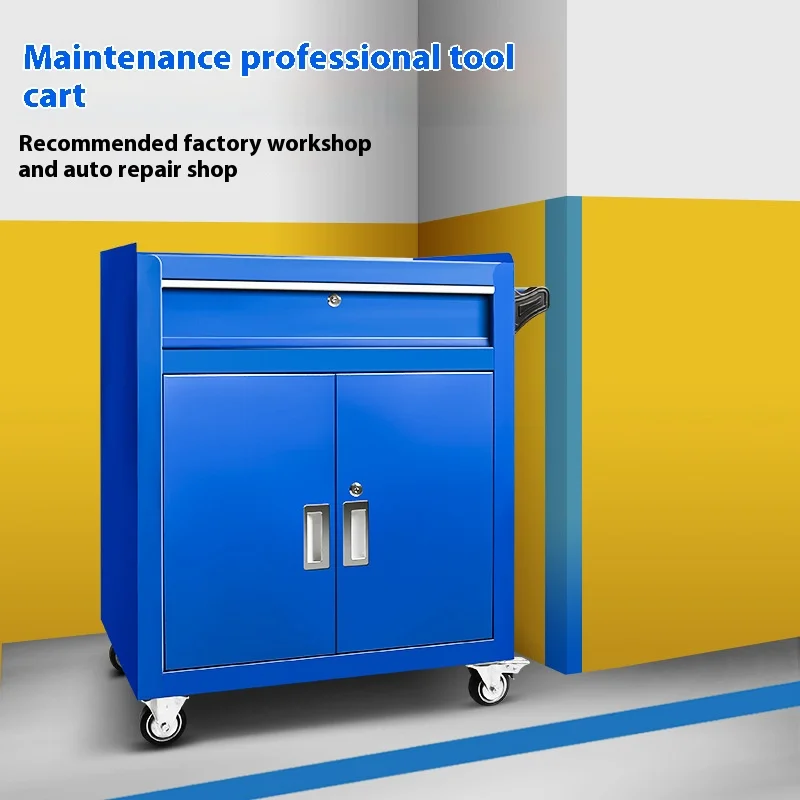 

Industrial Iron Tool Trolley With 2style Leg Blue Hand Cart Tools Trolley for Repair Tools Storage estanterias metálica